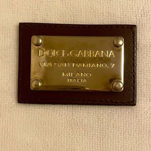DOLCE & GABBANA logo 100% authentic